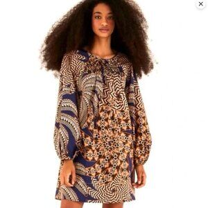 Farm Rio Yawanawa Vanahu Mini Dress | Size XL | MSRP $225